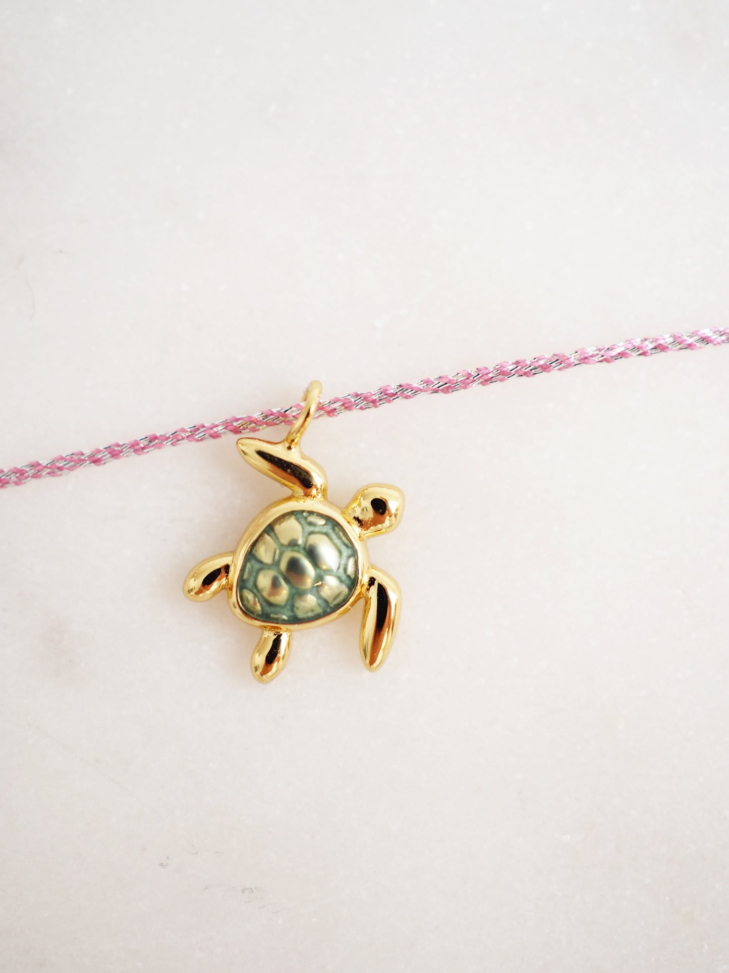 Schildkröte Armband MIRACLE CANDY COLLECTION - 925 Sterlingsilber vergoldet