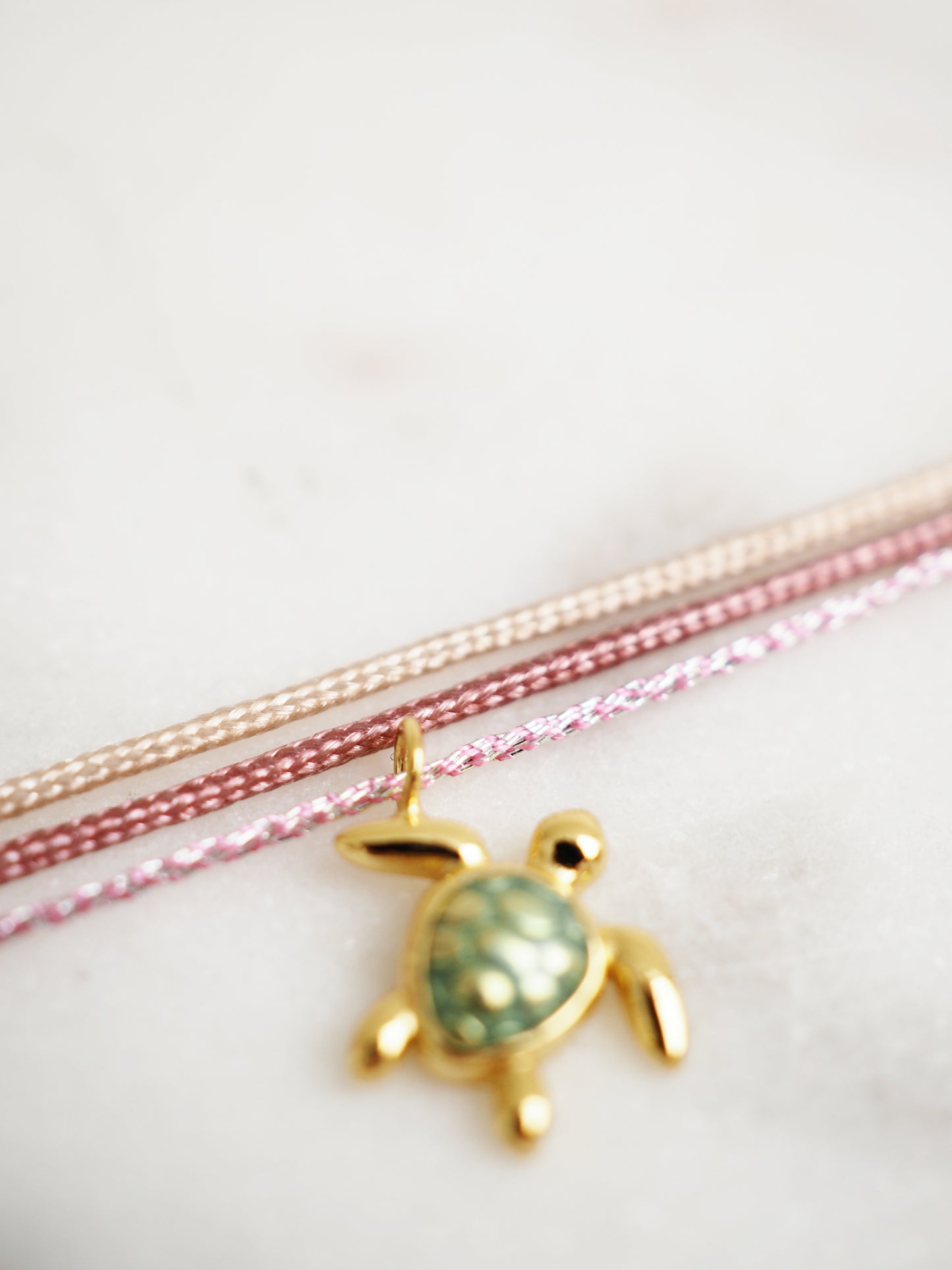 Schildkröte Armband MIRACLE CANDY COLLECTION - 925 Sterlingsilber vergoldet