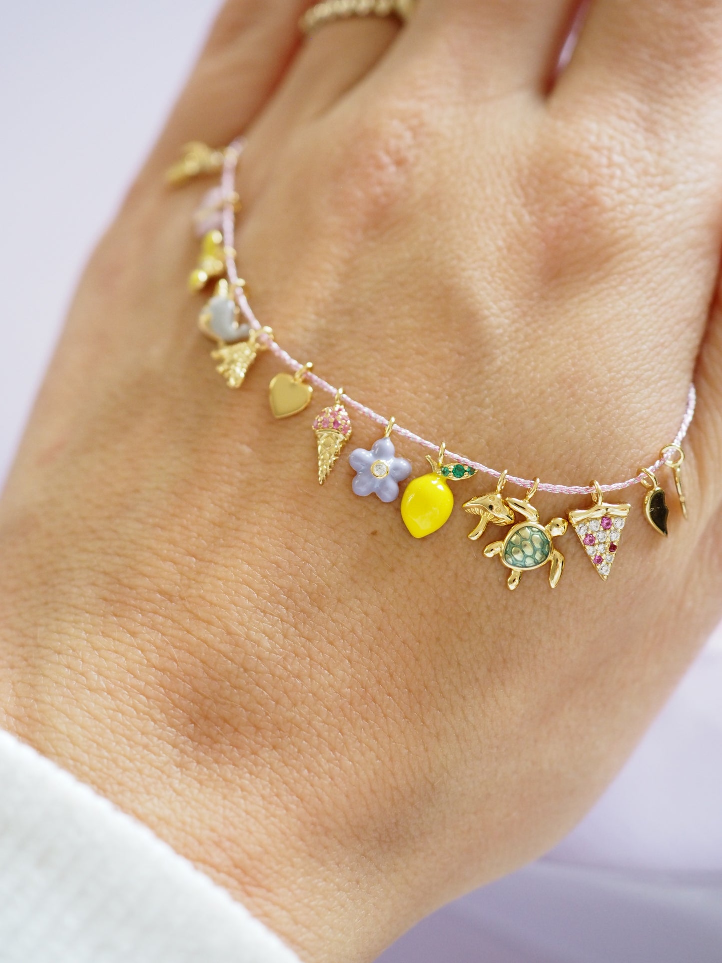 Eis Armband MIRACLE CANDY COLLECTION - 925 Sterlingsilber vergoldet Micro Pavé mit Zirkonia