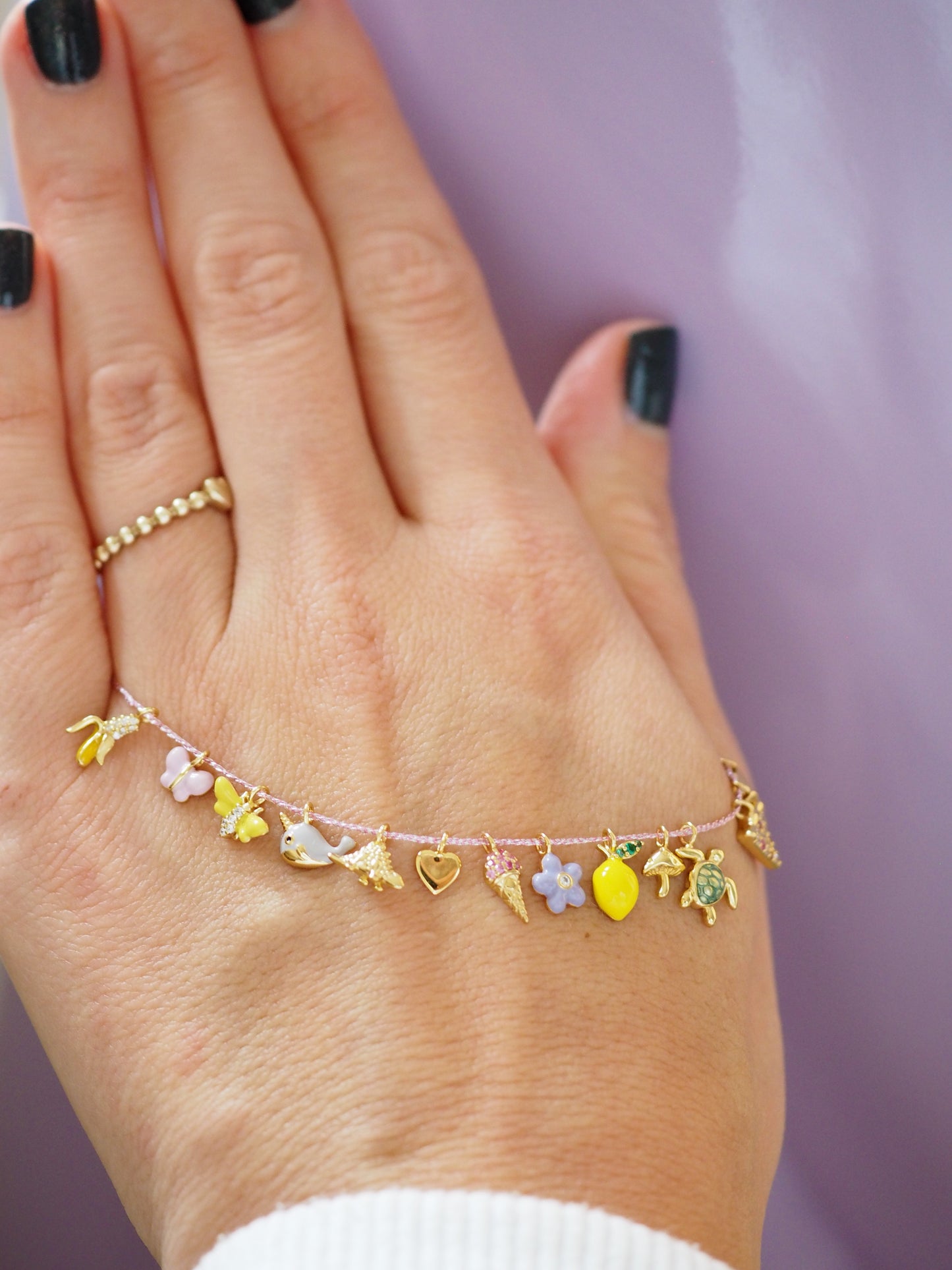 Biene Armband MIRACLE CANDY COLLECTION - 925 Sterlingsilber vergoldet Micro Pavé mit Zirkonia
