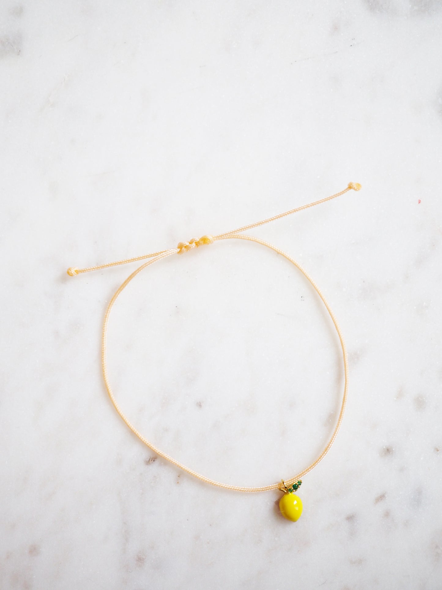 Zitrone Armband MIRACLE CANDY COLLECTION - 925 Sterlingsilber vergoldet mit Zirkonia