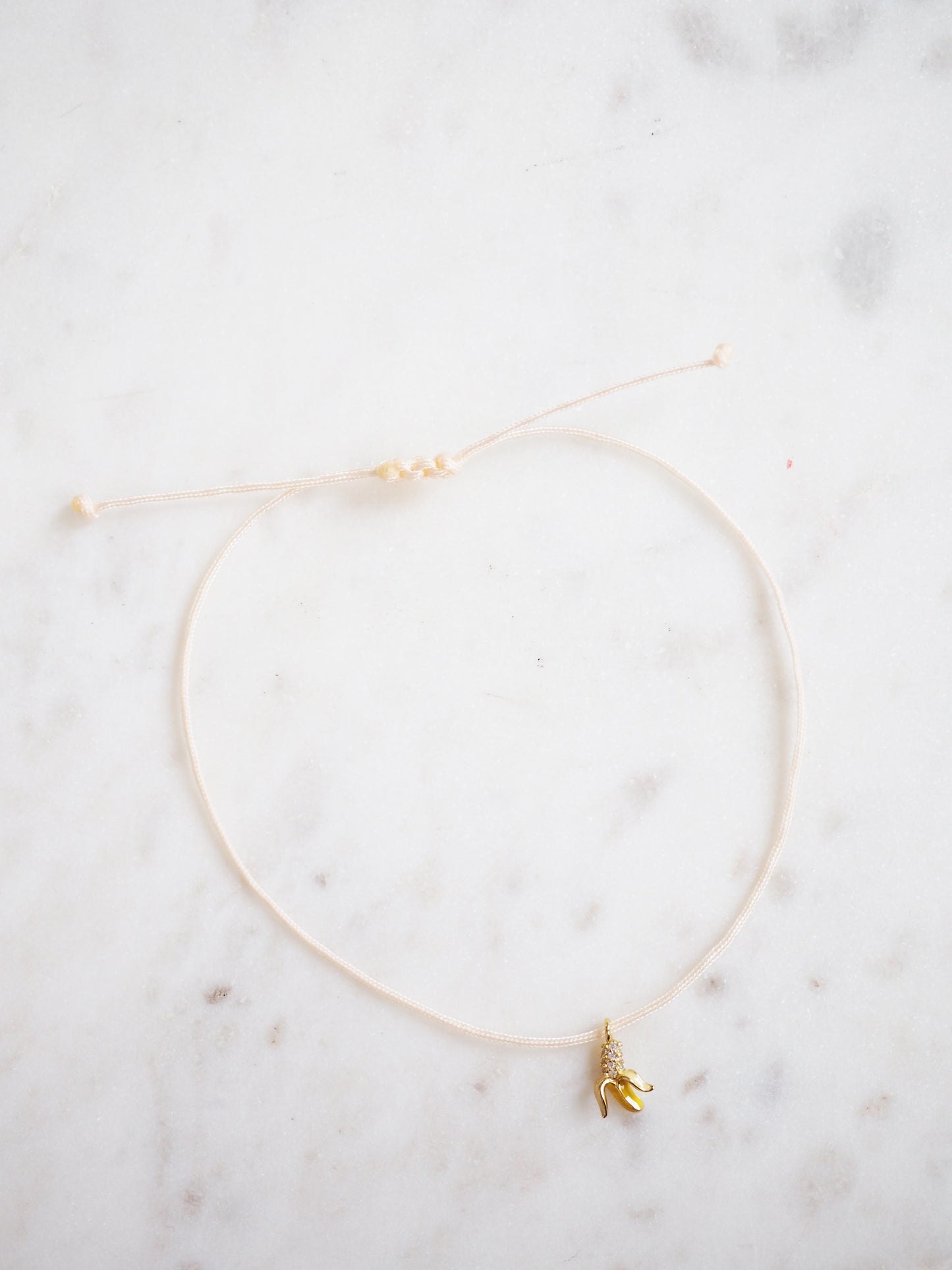 Banana Armband MIRACLE CANDY COLLECTION - 925 Sterlingsilber vergoldet Micro Pavé mit Zirkonia