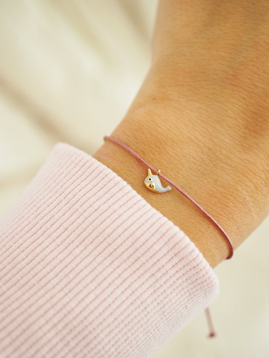 Narwal Armband MIRACLE CANDY COLLECTION - 925 Sterlingsilber vergoldet