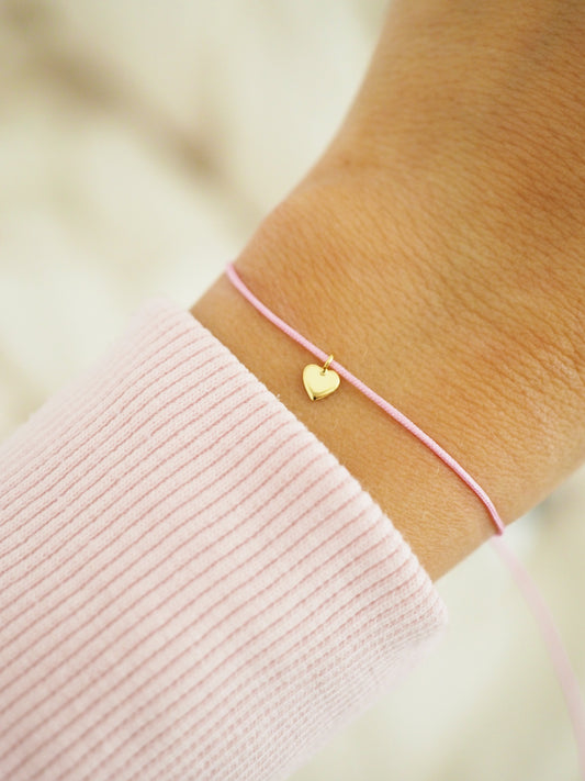 Herz Armband MIRACLE CANDY COLLECTION - 925 Sterlingsilber vergoldet