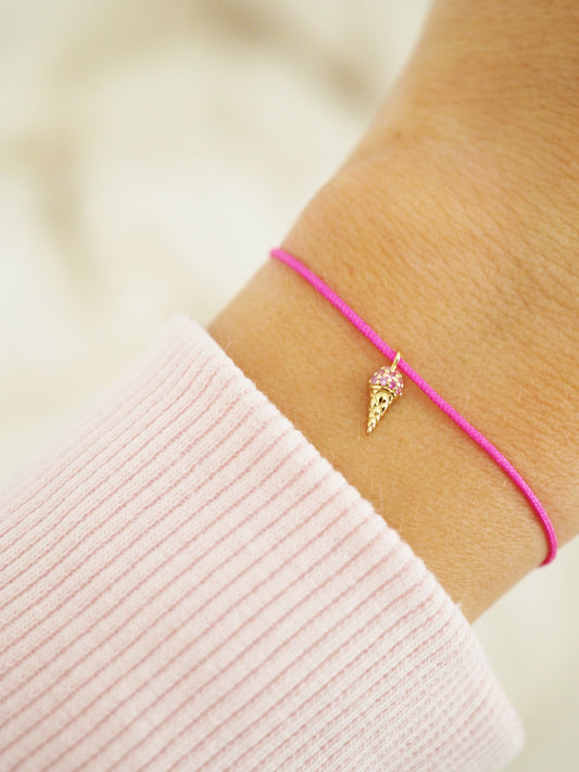 Eis Armband MIRACLE CANDY COLLECTION - 925 Sterlingsilber vergoldet Micro Pavé mit Zirkonia