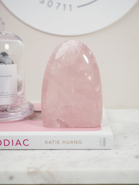 Gemmy Juicy Girasol Rosenquarz Freiform . ca xxcm - aus Madagascar HIGH QUALITY