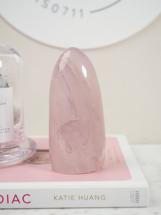 Gemmy Juicy Girasol Rosenquarz Freiform . ca xxcm - aus Madagascar HIGH QUALITY