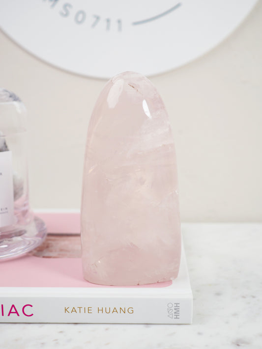 Gemmy Juicy Girasol Rosenquarz Freiform . ca xxcm - aus Madagascar HIGH QUALITY