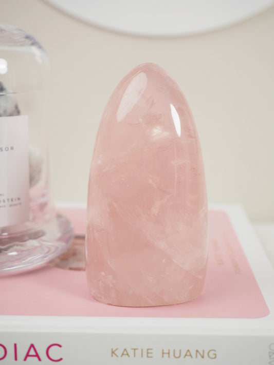 Gemmy Juicy Girasol Rosenquarz Freiform . ca xxcm - aus Madagascar HIGH QUALITY