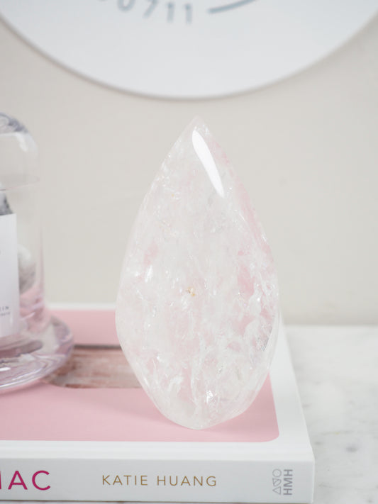 Bergkristall Flamme mit Regenbögen - aus Brasilien HIGH QUALITY