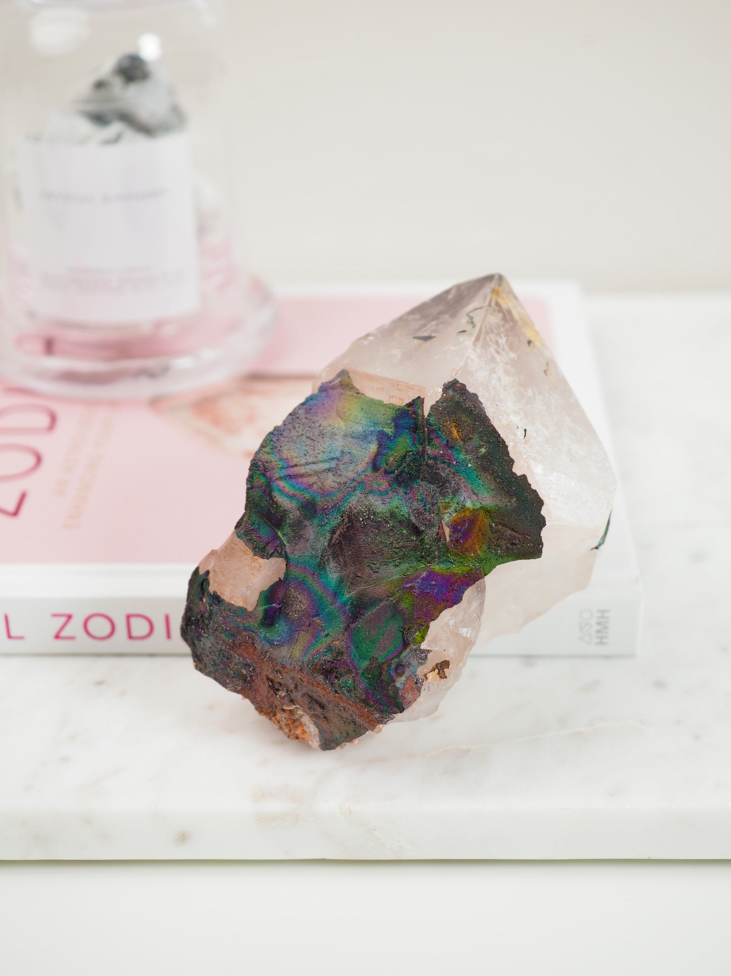 XXLRainbowquartz mit Phantomen. Regenbogen Quarz . Turgite Hämatit Goetit Quarz -aus Itremo Massif, Itremo - South of Ibity Mountain, - aus Itremo Massif, Itremo, Ambatofinandrahana Distric, Fianarantsoa Province Madagascar RARE NEW FIND