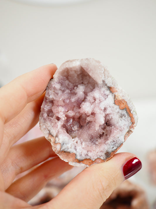 Pink Amethyst Druse - aus Patagonien RARE