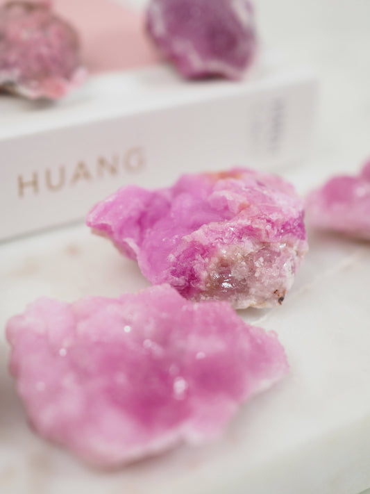 Pink Cobalto Calcite Specimen ca. xx cm - aus Marokko