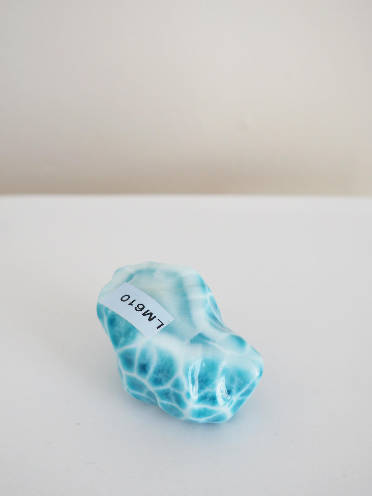 Larimar Freiform 335 ct - Dominikanische Republik . Hand geschliffen . HIGH QUALITY