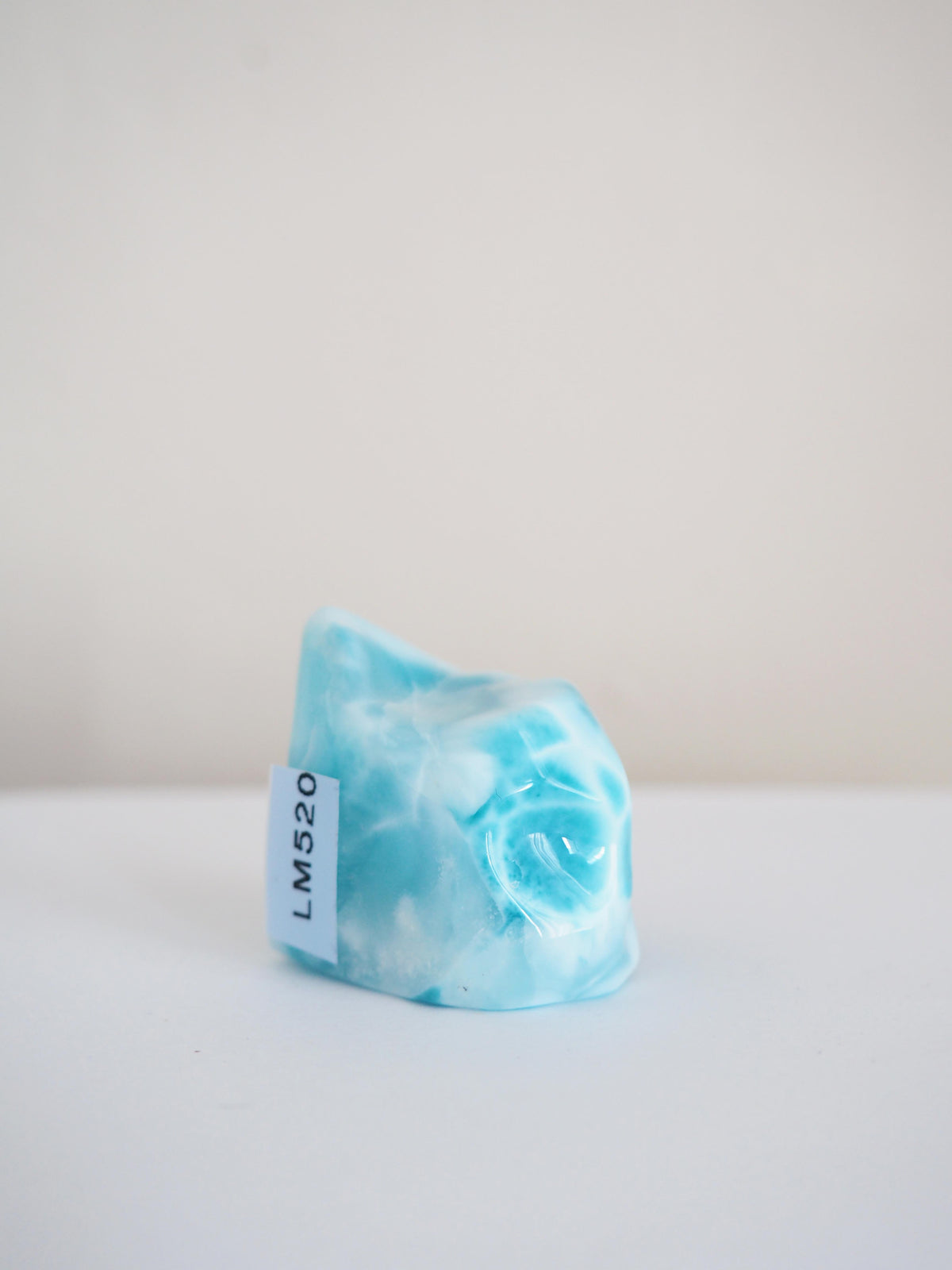 Larimar Freiform 265 ct - Dominikanische Republik . Hand geschliffen . HIGH QUALITY