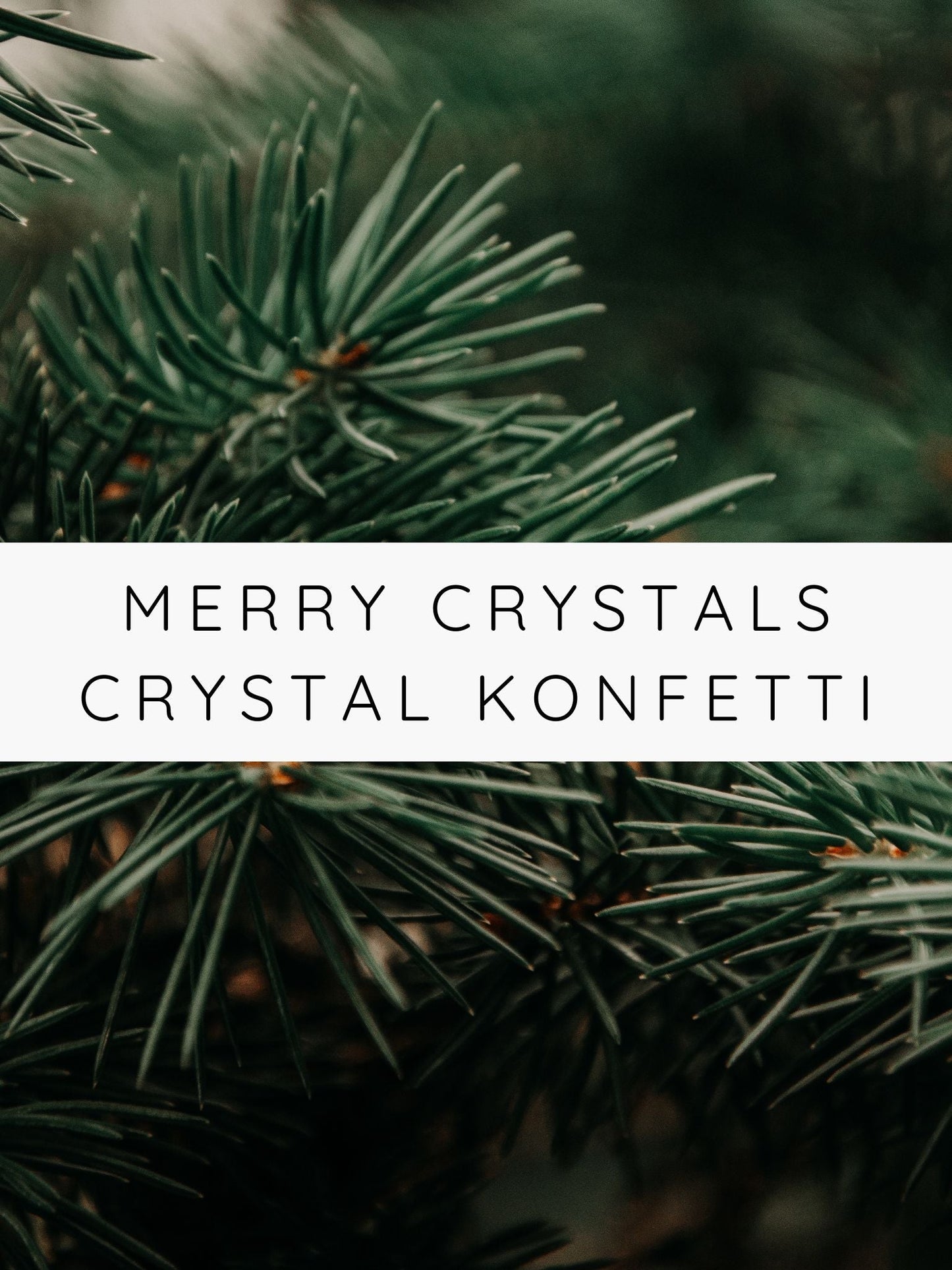 LIMITED AQUAGEMS MERRY CRYSTALS CRYSTAL CONFETTI / Kristall Konfetti - High Quality