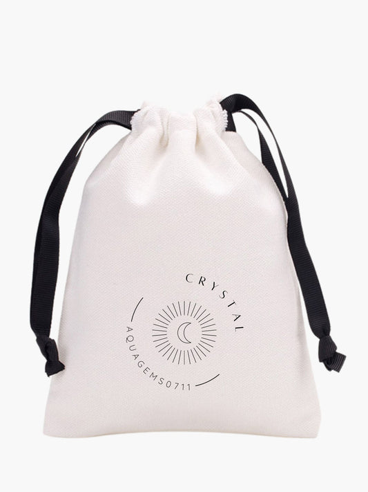 AQUAGEMS0711xCrystal Canvas Beutel 9x12cm . Geschenk Beutel . Schutz Beutel. Aufbewahrung Säckchen.