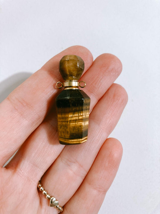 Mini Tigerauge Parfum Phiole Fläschchen