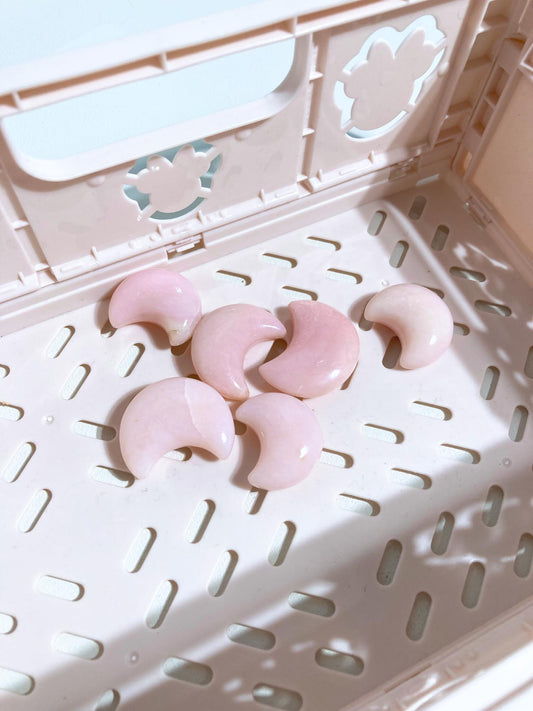 Pinker Andenopal Mini Mond- Pink Opal from Andes mini Moon - aus Peru High Quality