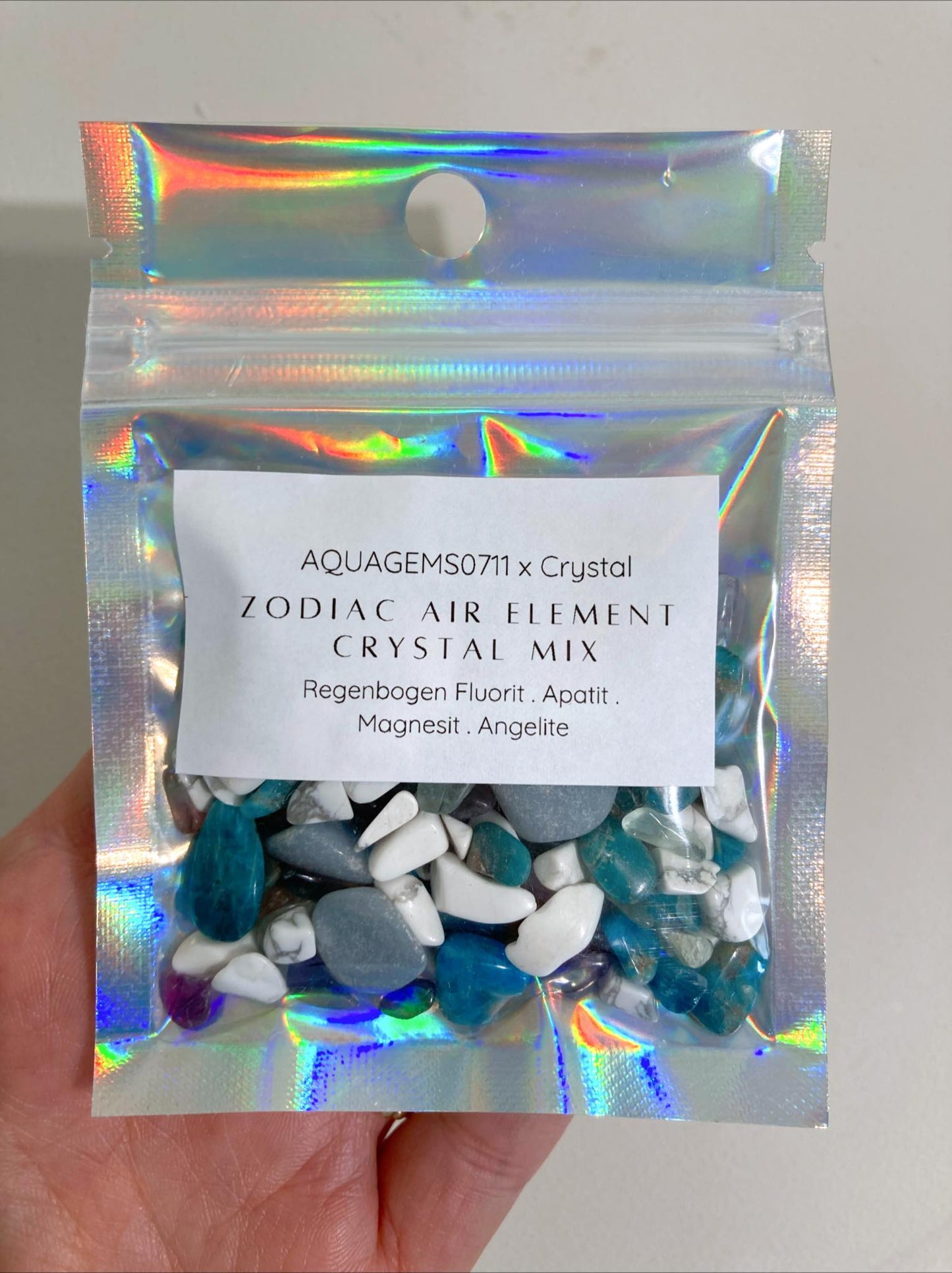 ZODIAC ELEMENT CRYSTAL MIX AIR . LUFT l Premium Kristall Konfetti