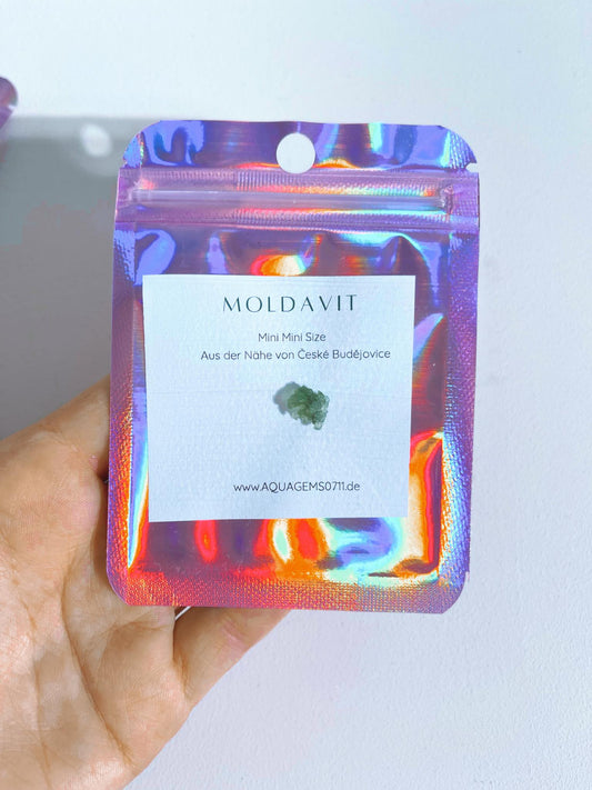 MINI MINI MOLDAVIT 0.100 -0.399g - aus der Nähe von České Budějovice Tschechien