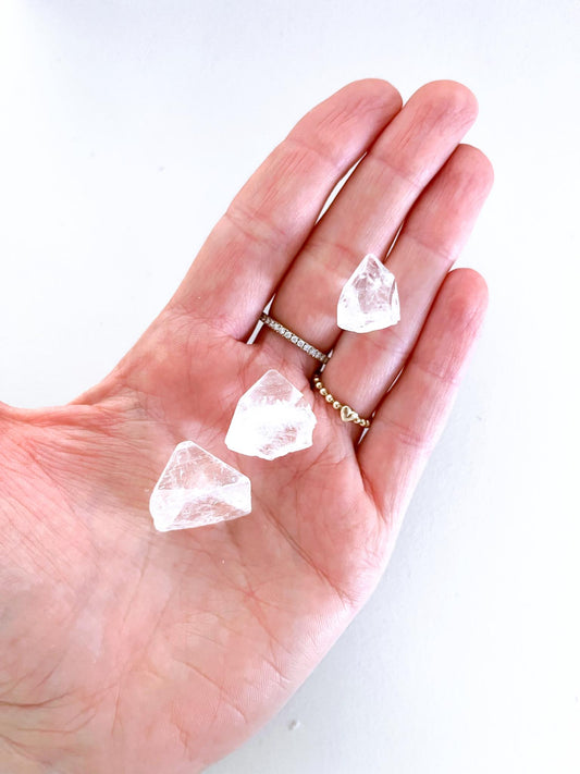 Natürliche Apophyllite Spitzen . natural Apopylite Points - aus Indien High Quality