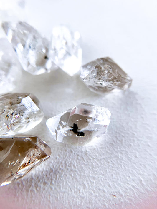 Echte Herkimer Diamanten . Real Herkimer Diamonds 1-1.5cm - aus New York RARE