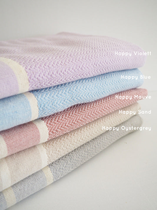 Fouta Chevron Pastell Farben