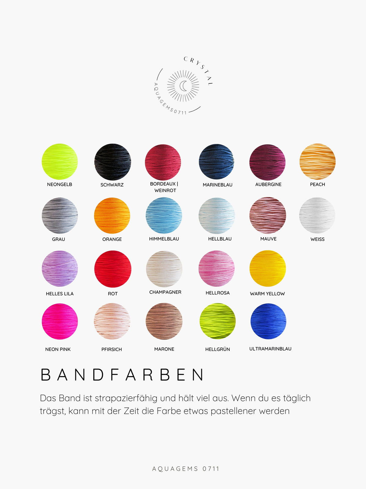 Wunschwort Armband Rainbow 925 Sterlingsilber vergoldet