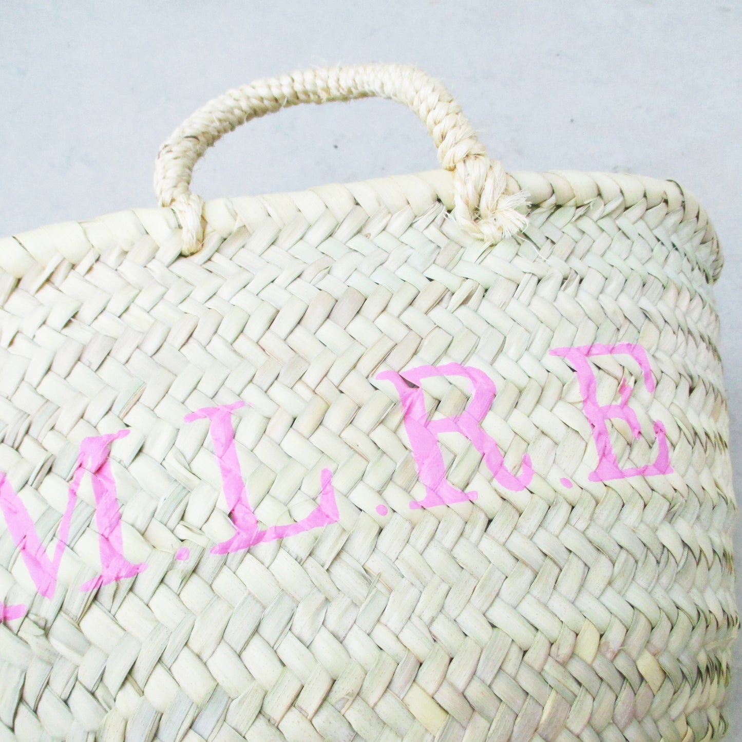 Körbchen Monogramm Vegan