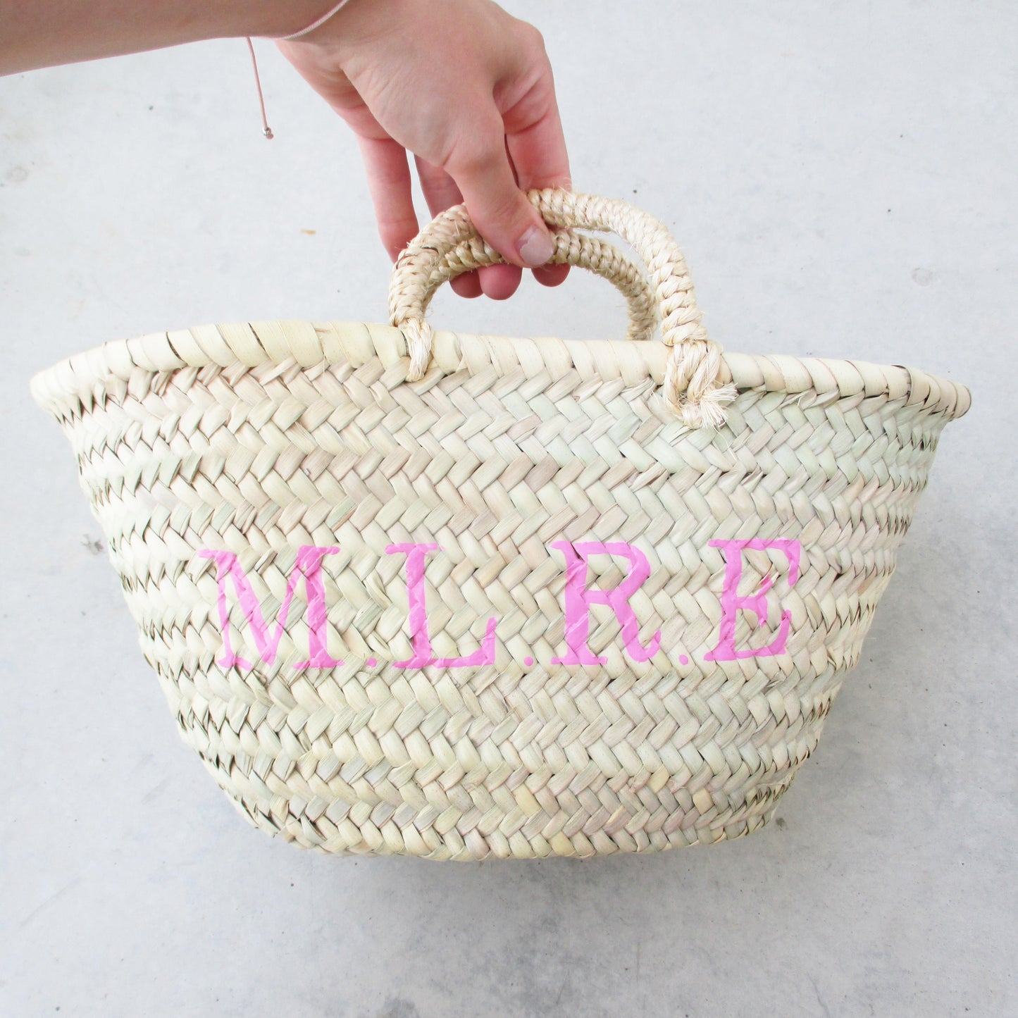Körbchen Monogramm Vegan