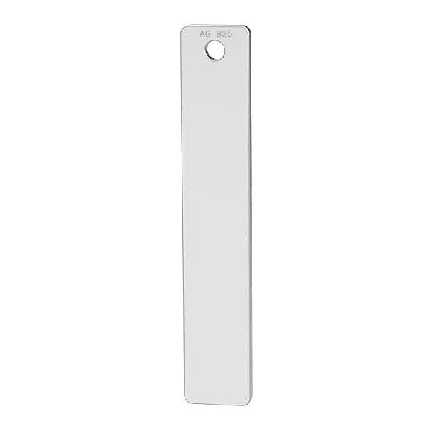 Kette Bar & Gravur 25 mm Sterlingsilber