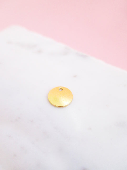 Plättchen Prägung Basic 6 mm Sterlingsilber