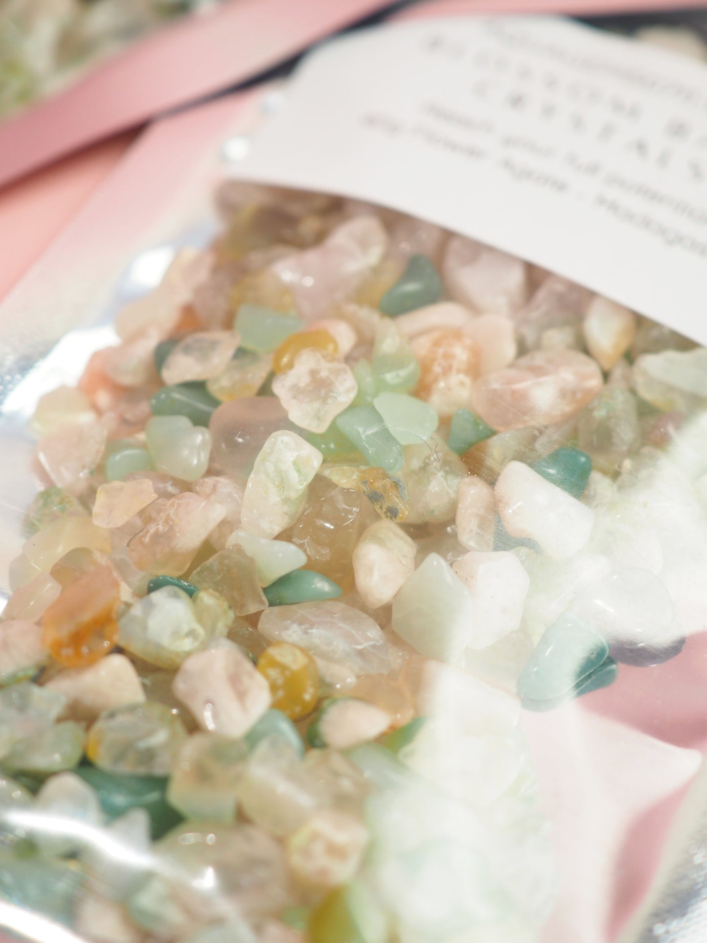 BLOSSOM BABE! Crystals l Green Flower Agate / Grüner Blumen Achat High Quality