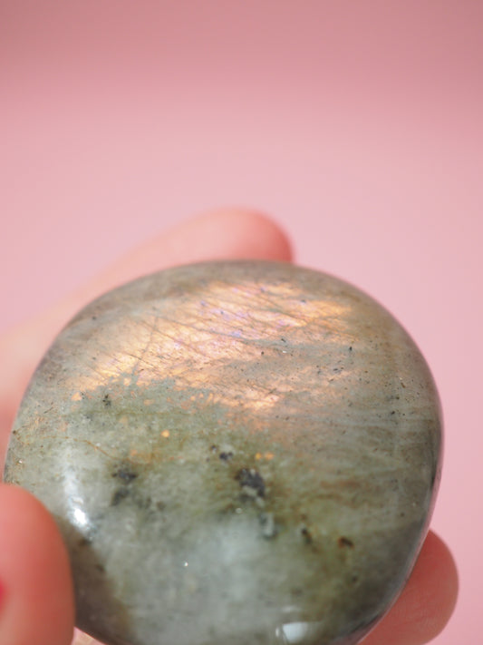 Golden Sunset Labradorit Palmstone x cm (86) - Aus Madagascar