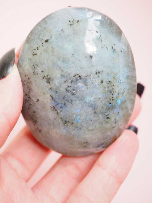 Golden Sunset Labradorit Palmstone 6 cm  (32)