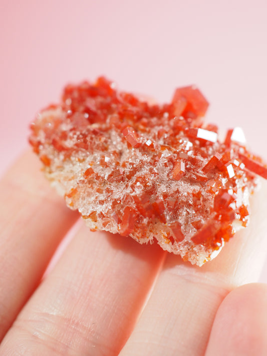 Sparkly Vanadinit - aus Marokko (2) -High Quality