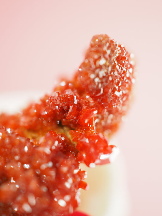 Sparkly Vanadinit auf Baryt - aus Marokko (13) -High Quality