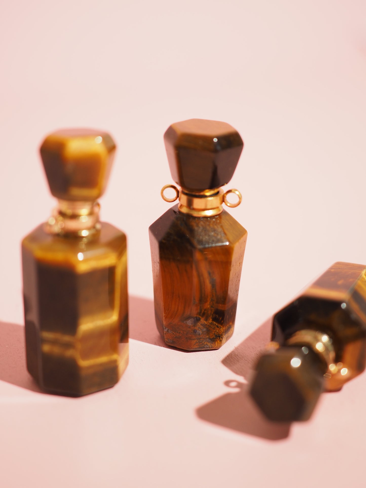 Mini Tigerauge Parfum Phiole Fläschchen