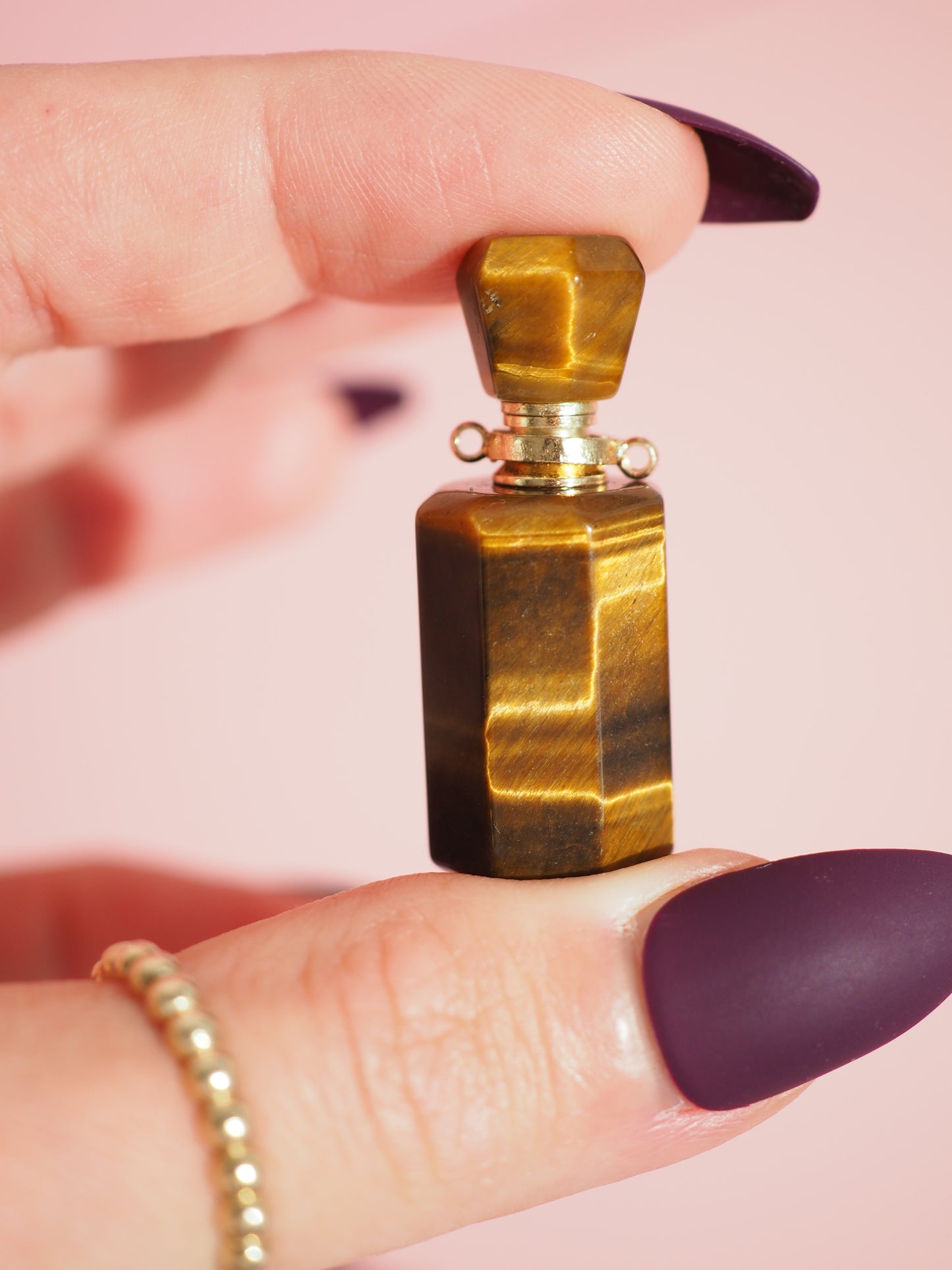 Mini Tigerauge Parfum Phiole Fläschchen