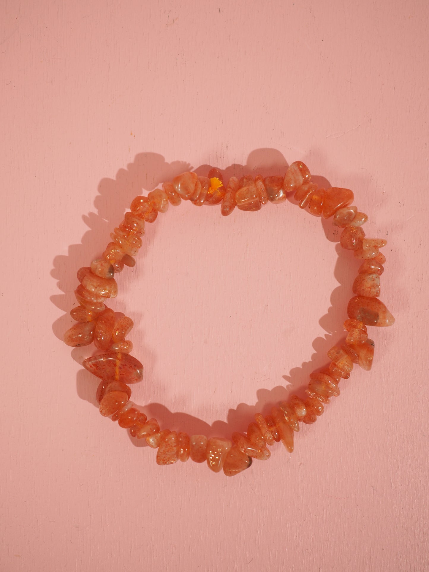 Sonnenstein Chips Armband . Sunstone Chips Bracelet - High Quality
