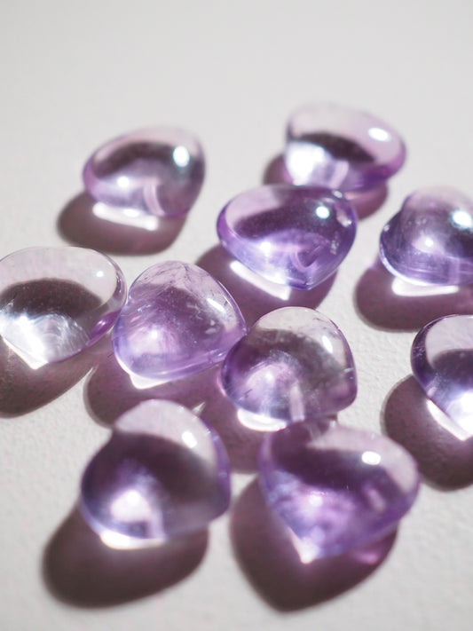 Amethyst Mini Herz . Amethyst Mini Heart ca. 1.5 cm - aus Brasilien