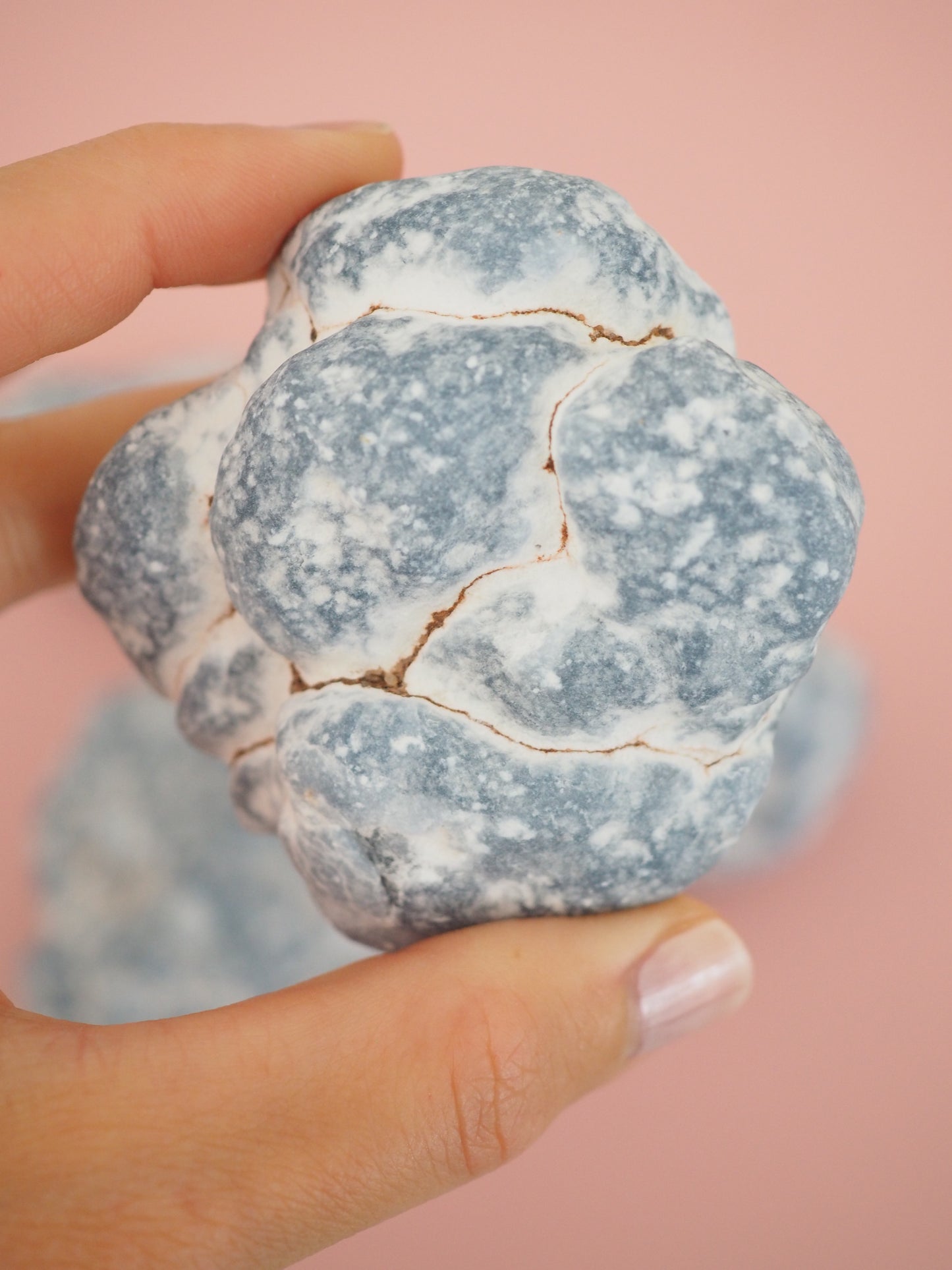 Angelit Roh CHUNK / Raw Angelite ca. 6-10 cm aus Peru -High Quality
