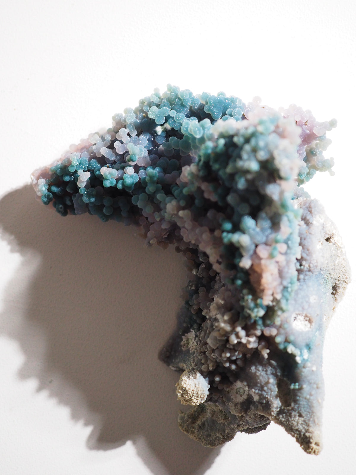 Trauben Achat / Grape Agate . Traubenachat Bicolor "LE DOLPHIN" 15 cm 578 g - aus Mamuju Area West-Sulawesi Indonesien - High Quality RARE COLOR