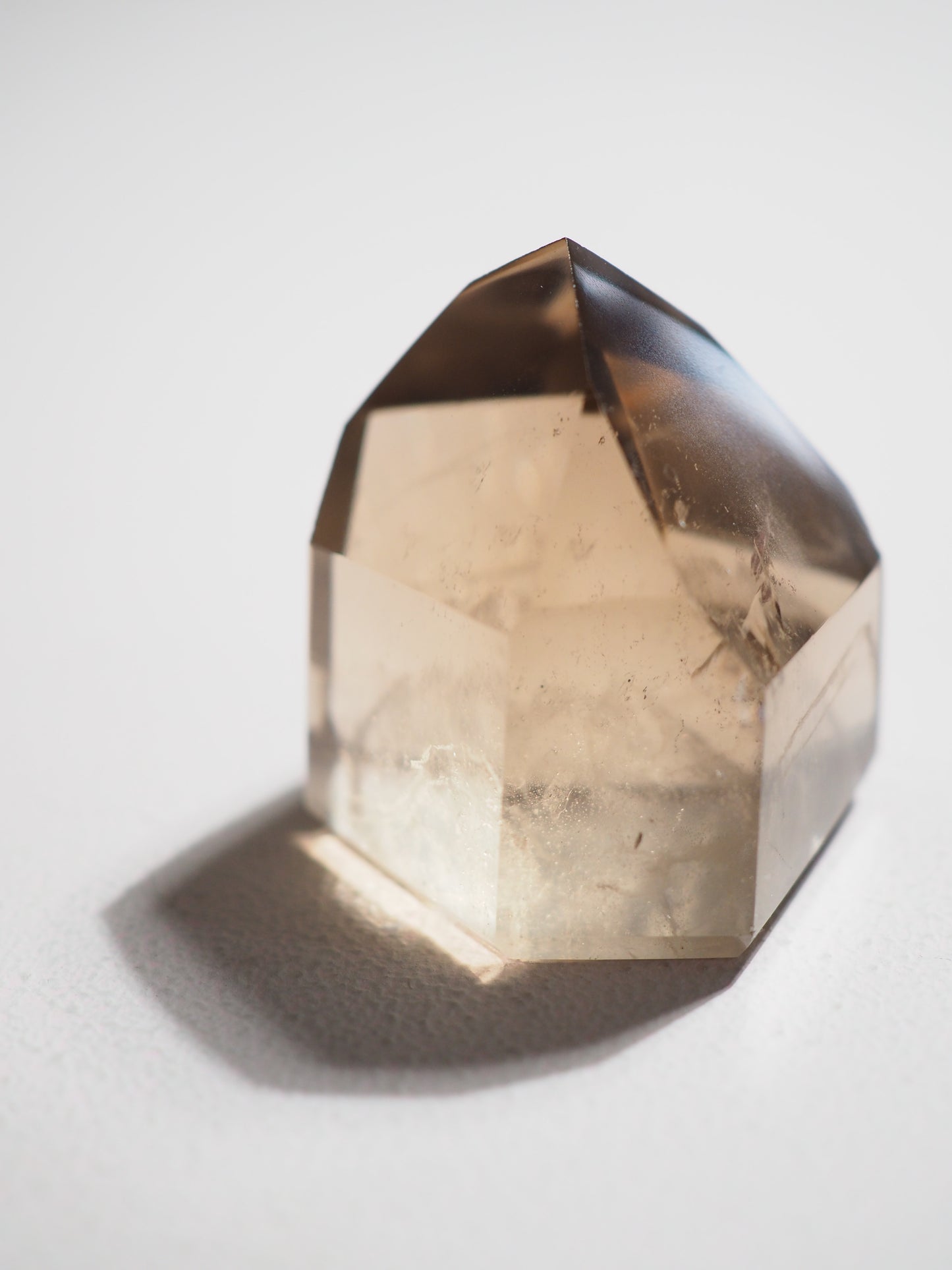 Natürliche Citrin Spitze mit Phantomen- Natural Citrine Point ca. 4cm(20) - aus Brasilien HIGH QUALITY