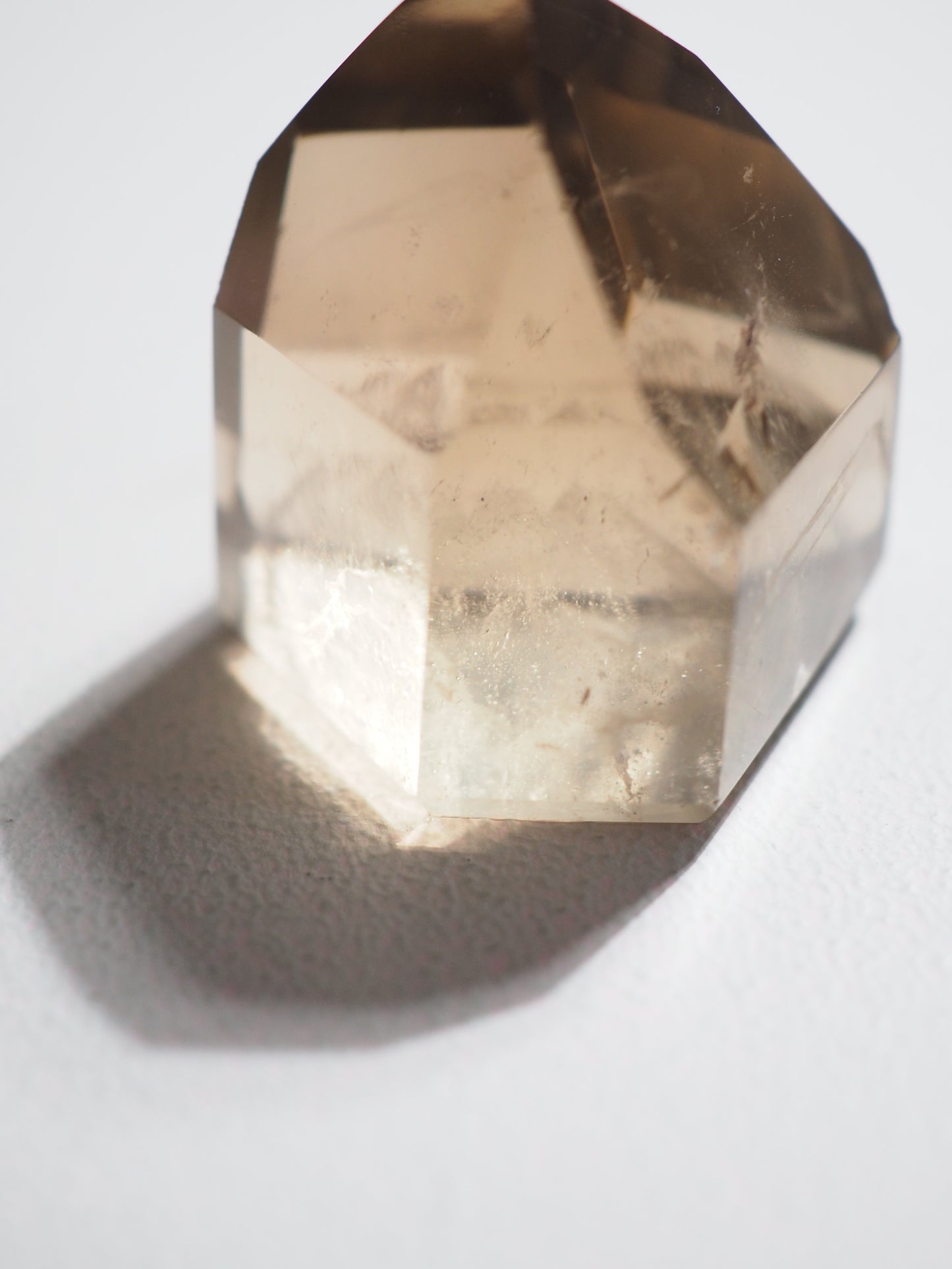 Natürliche Citrin Spitze mit Phantomen- Natural Citrine Point ca. 4cm(20) - aus Brasilien HIGH QUALITY