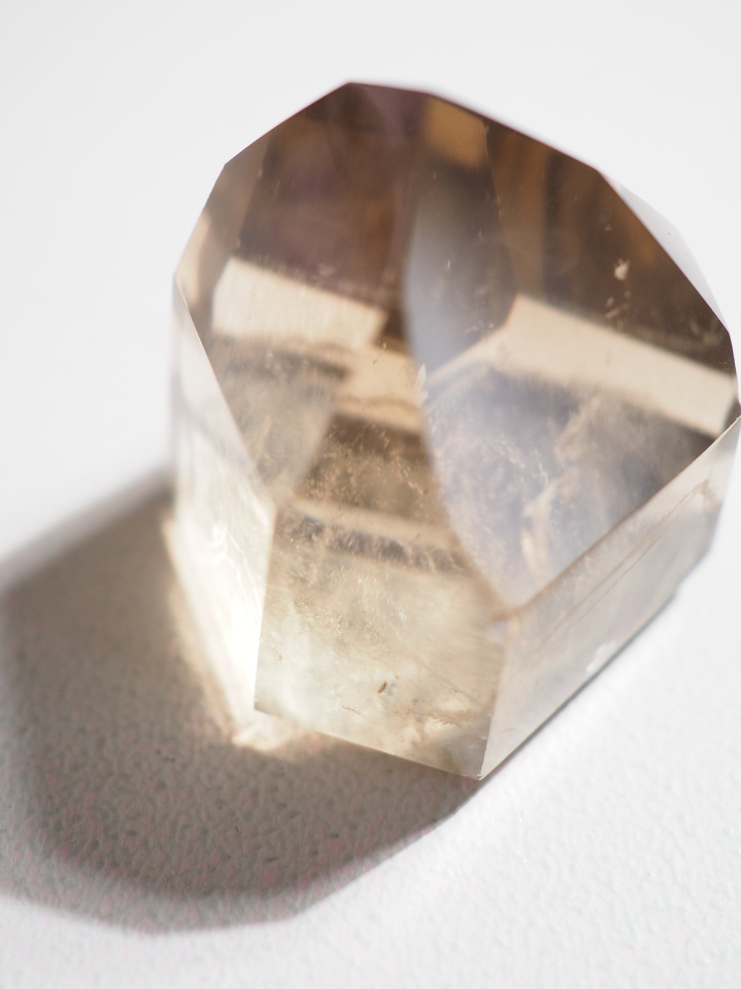 Natürliche Citrin Spitze mit Phantomen- Natural Citrine Point ca. 4cm(20) - aus Brasilien HIGH QUALITY