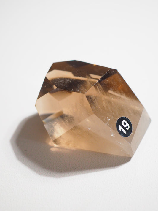 Natürliche Smoky Citrin Freiform - Natural Smoky Citrine Freeform ca. 7cm (19) - aus Brasilien HIGH QUALITY mit Phantomen