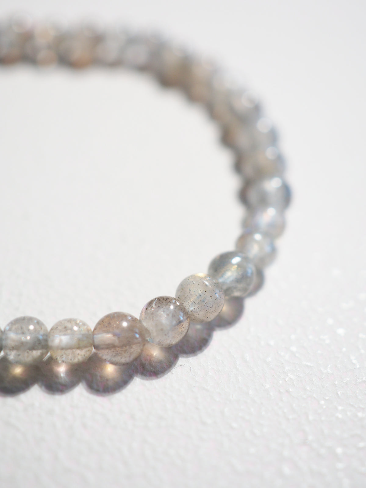 CRYSTAL KIDS - Labradorit Kugelarmband bis 14cm - Super Flashy HIGH QUALITY
