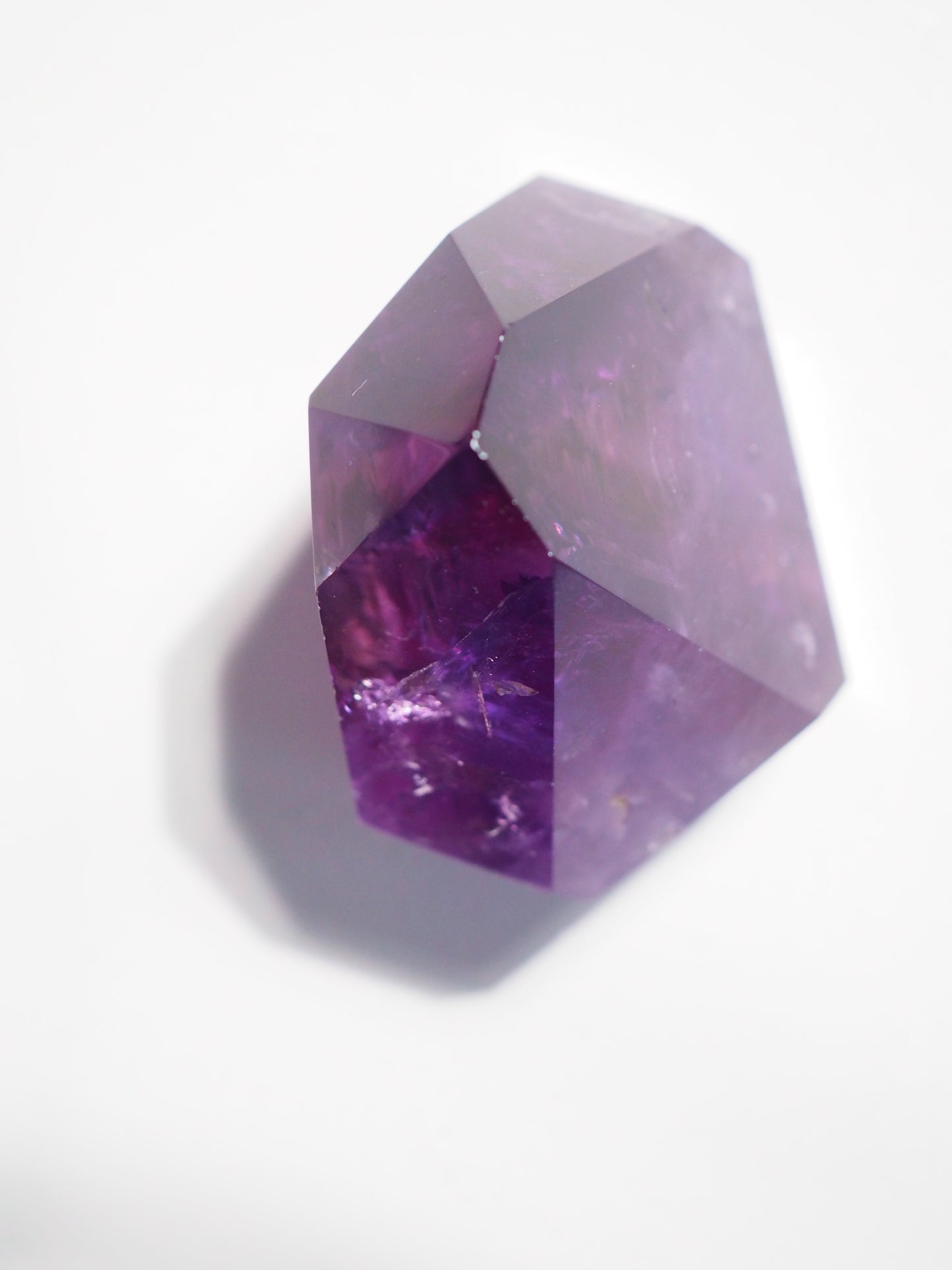 Jacare Amethyst Spitze mit Regenbögen ca. 4.5x5 cm (6) - aus Bahia Brasilien HIGH QUALITY